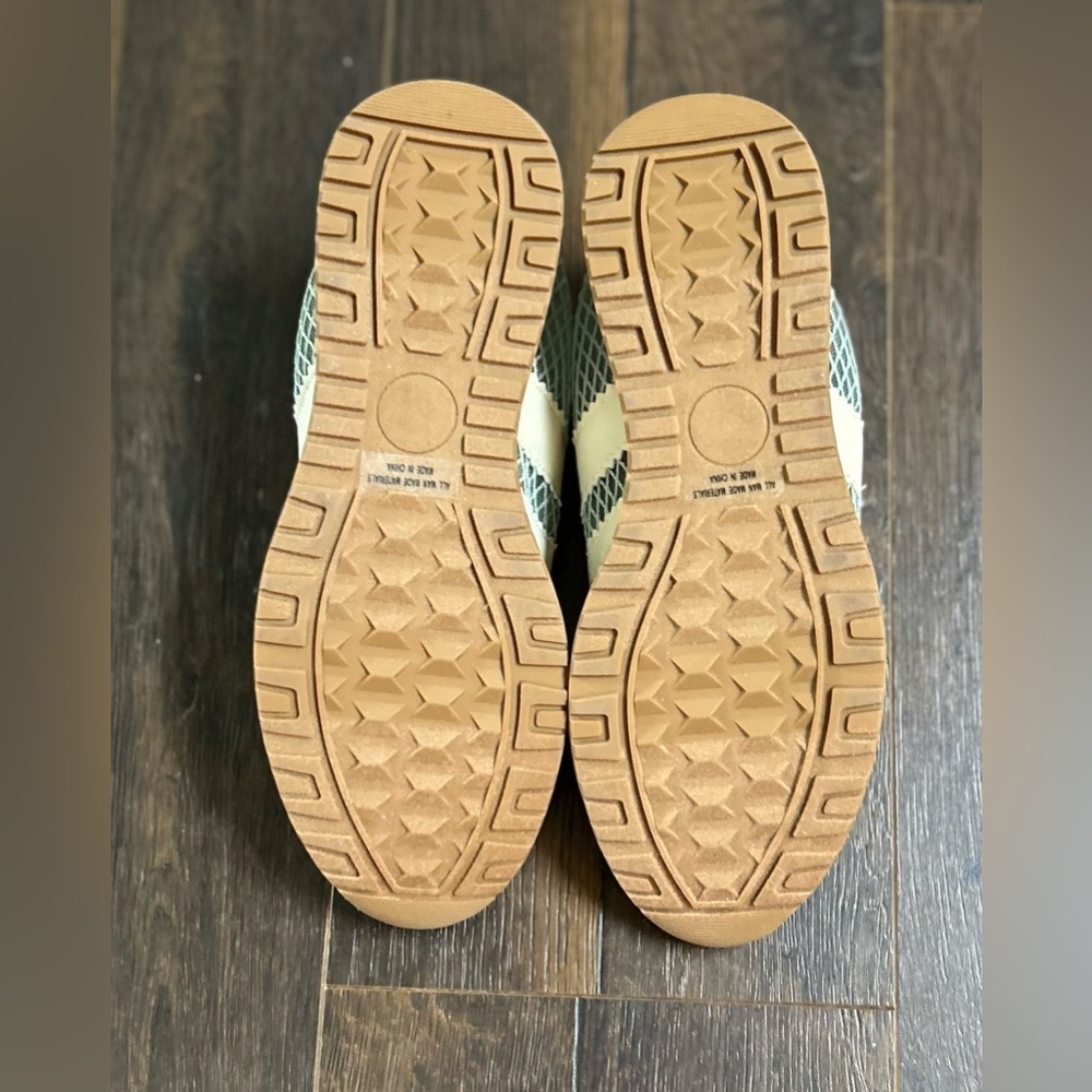 DV by Dolce Vita Sage Green and Cream Athletic Sneakers - Picture 9 of 11